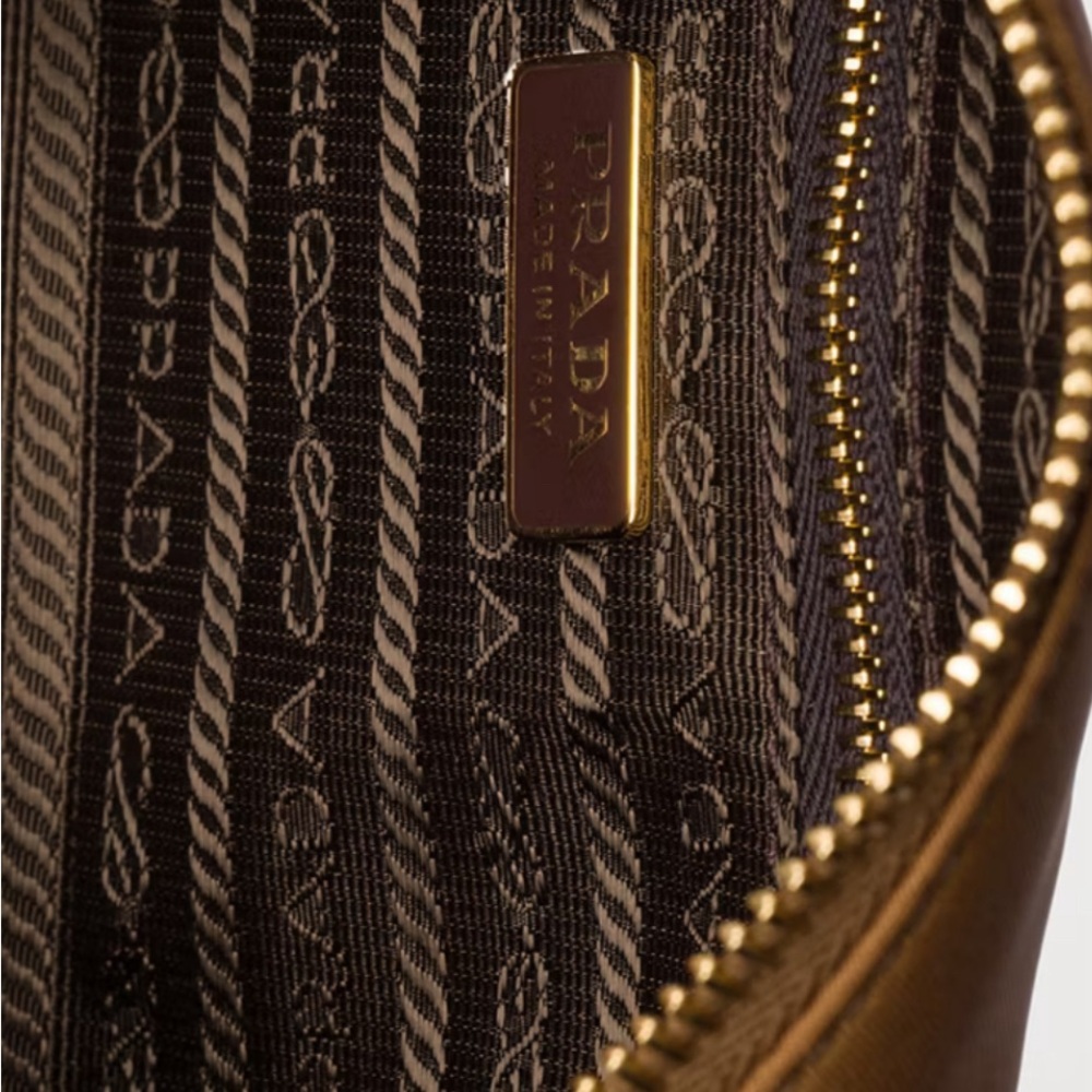 Prada Nylon Zip Pouch with Gold Hardware - Picture 2 of 2